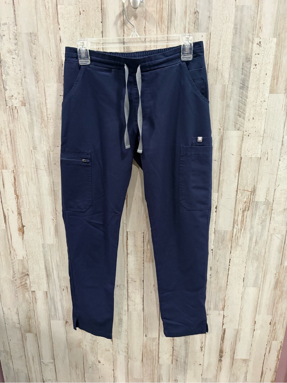 FIGS Yola Slim Scrub Pants Women’s XS Petite Navy Blue Medical Nurse Doctor